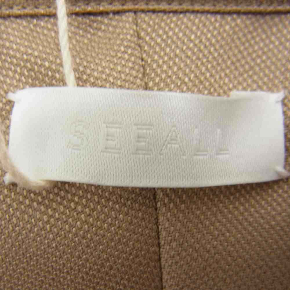 シーオール 20SS SAM03 SH183 OVERSIZED STRING SHIRTS オーバーサイズ ストリング シャツ ベージュ系 44【新古品】【未使用】【中古】