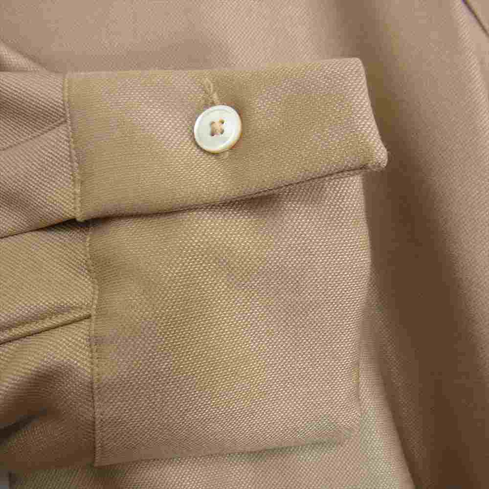 シーオール 20SS SAM03 SH183 OVERSIZED STRING SHIRTS オーバーサイズ ストリング シャツ ベージュ系 44【新古品】【未使用】【中古】