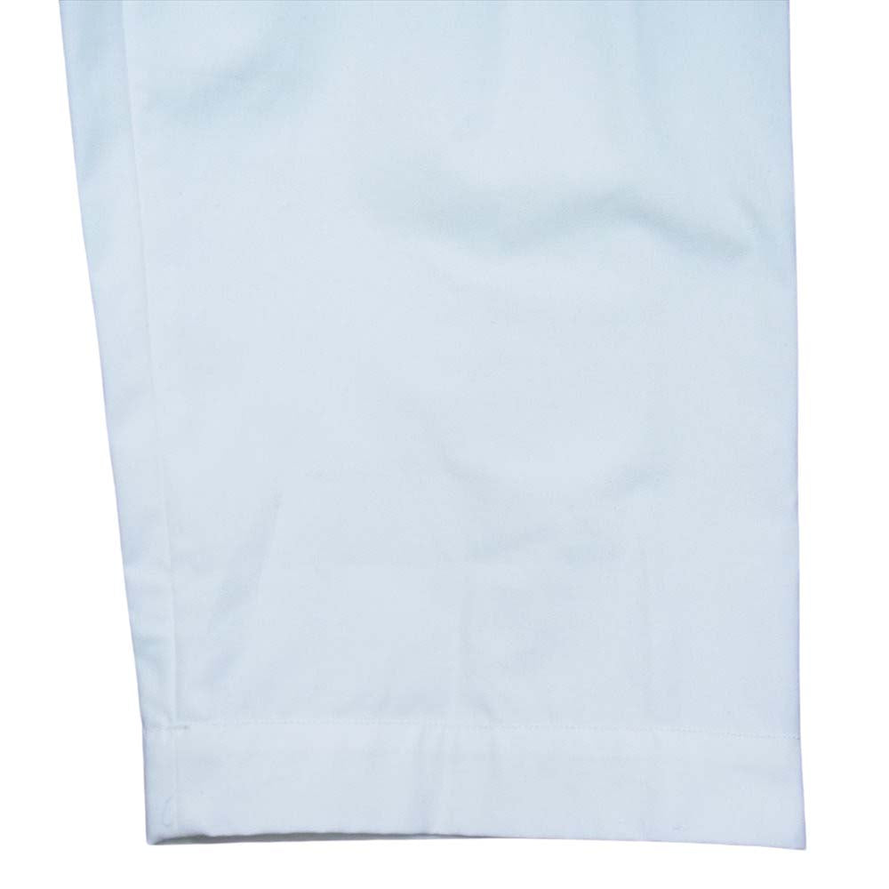 ロエフ Made in Japan LFM CTN CNVS CLPD TPD コットン クロップド パンツ ホワイト系 1【新古品】【未使用】【中古】