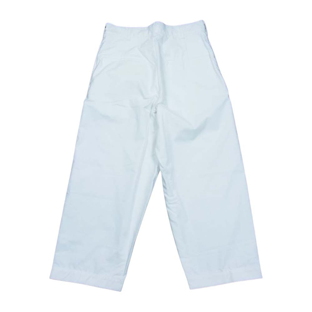 ロエフ Made in Japan LFM CTN CNVS CLPD TPD コットン クロップド パンツ ホワイト系【新古品】【未使用】【中古】