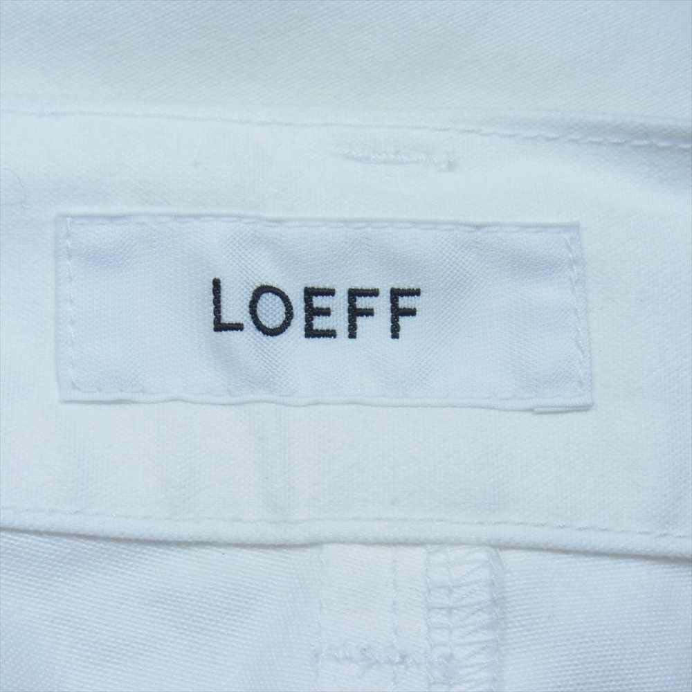 ロエフ Made in Japan LFM CTN CNVS CLPD TPD コットン クロップド パンツ ホワイト系【新古品】【未使用】【中古】