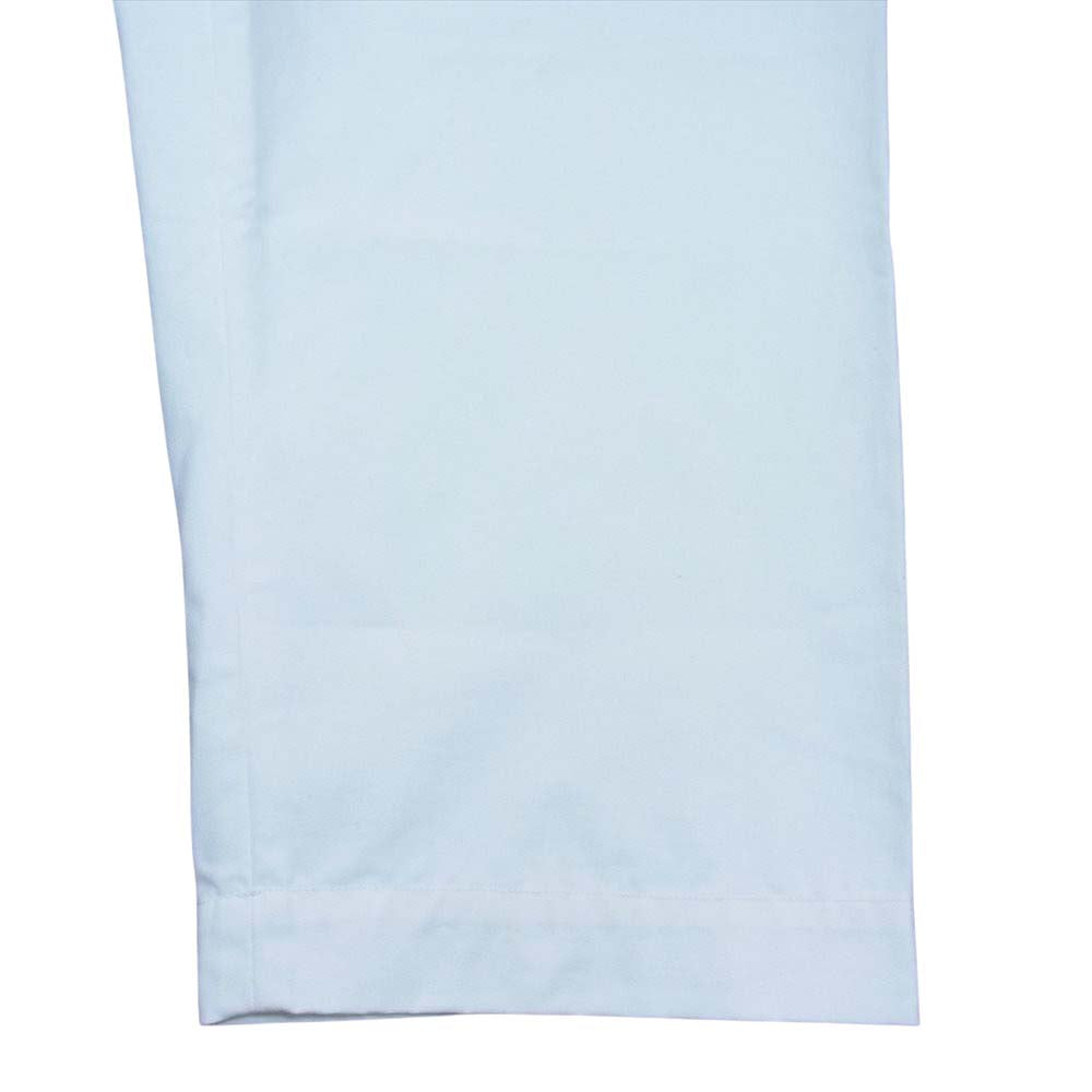 ロエフ Made in Japan LFM CTN CNVS CLPD TPD コットン クロップド パンツ ホワイト系【新古品】【未使用】【中古】