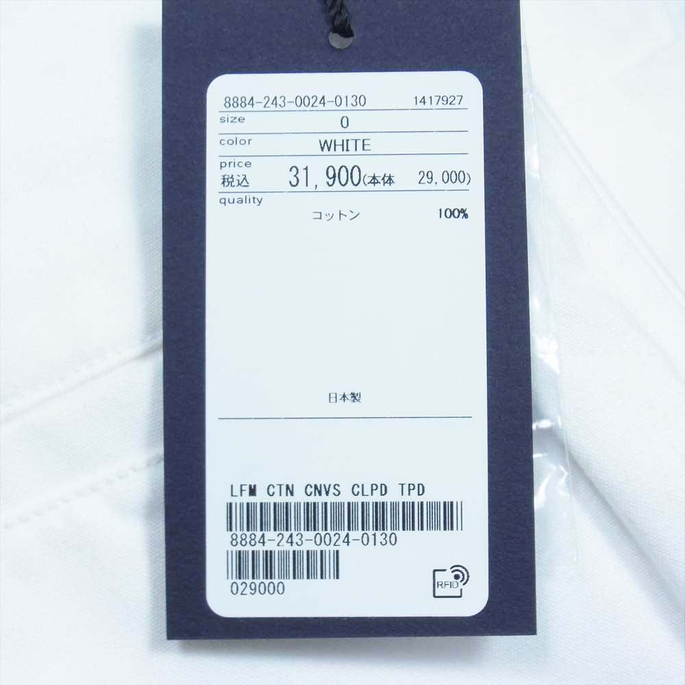 ロエフ Made in Japan LFM CTN CNVS CLPD TPD コットン クロップド パンツ ホワイト系【新古品】【未使用】【中古】