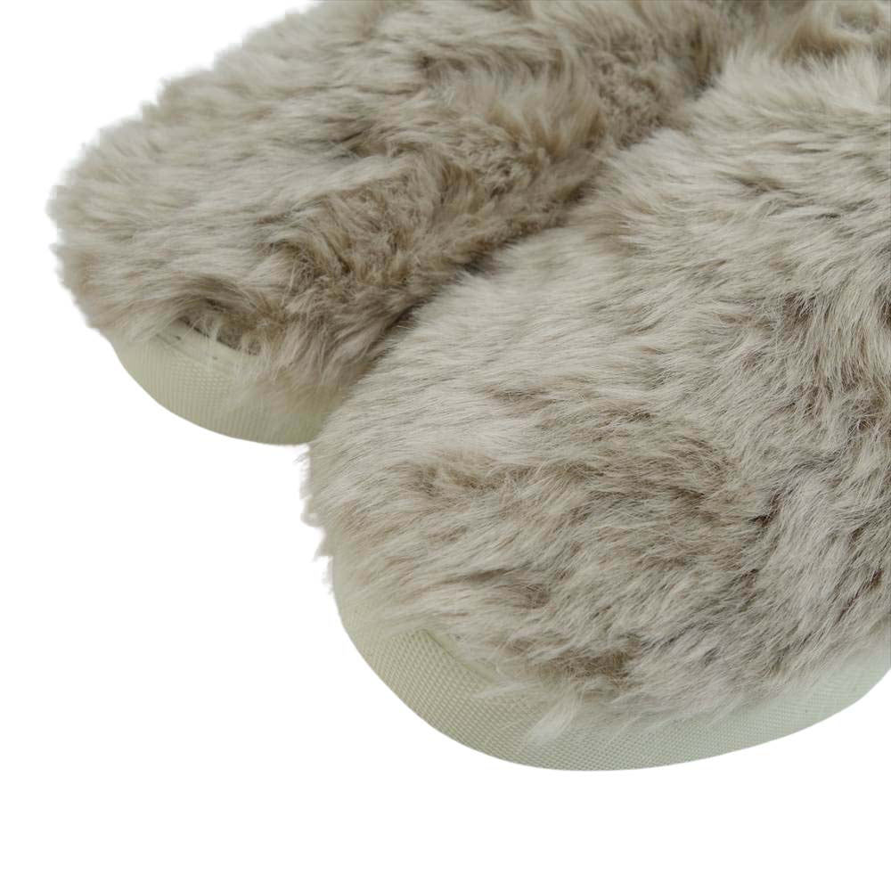 JUNYA WATANABE COMME des GARCONS ジュンヤワタナベコムデギャルソン 18AW JB-K111-051 フェイクファー スリッポン スニーカー ベージュ系 S【美品】【中古】