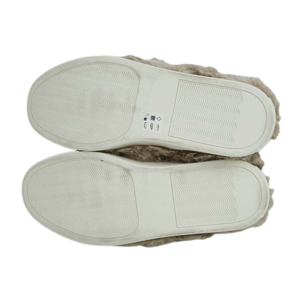 JUNYA WATANABE COMME des GARCONS ジュンヤワタナベコムデギャルソン 18AW JB-K111-051 フェイクファー スリッポン スニーカー ベージュ系 S【美品】【中古】