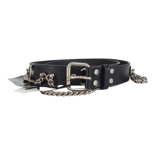 JUNYA WATANABE COMME des GARCONS ジュンヤワタナベコムデギャルソン 17AW JT-K301-051 チェーン パンク ベルト ブラック系【美品】【中古】