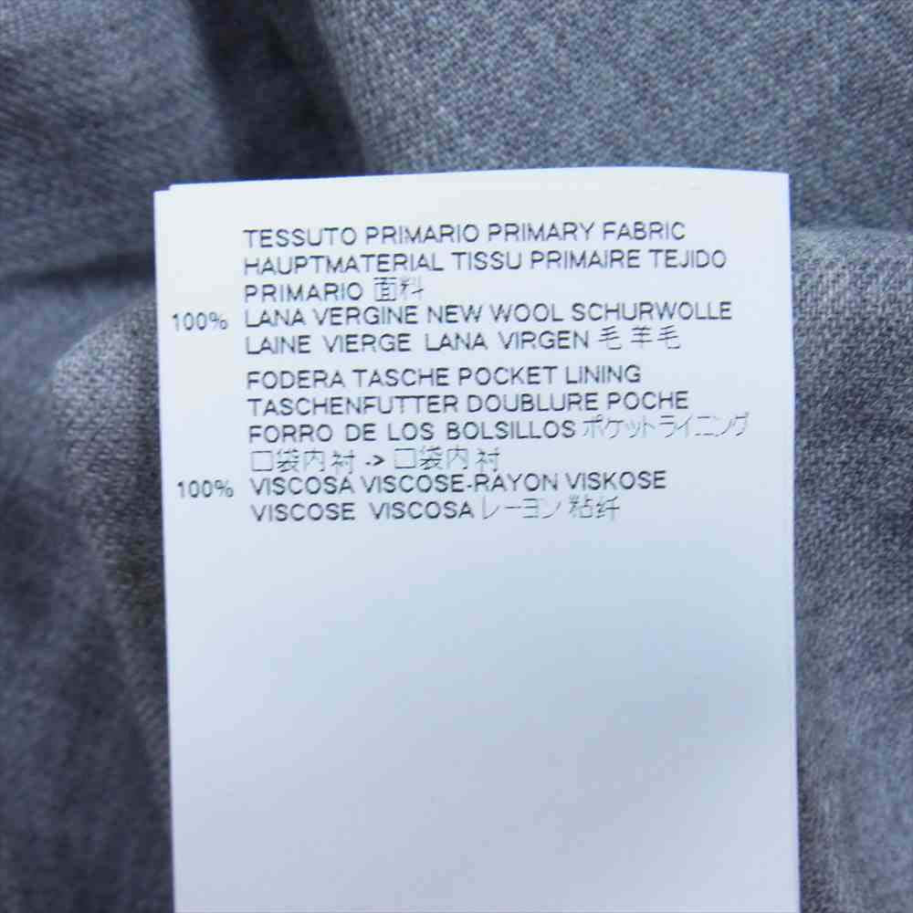 MAISON MARGIELA メゾンマルジェラ MM6 国内正規 S52KA0137 Drop Crotch Tailored Trousers サルエル パンツ グレー系 38【新古品】【未使用】【中古】