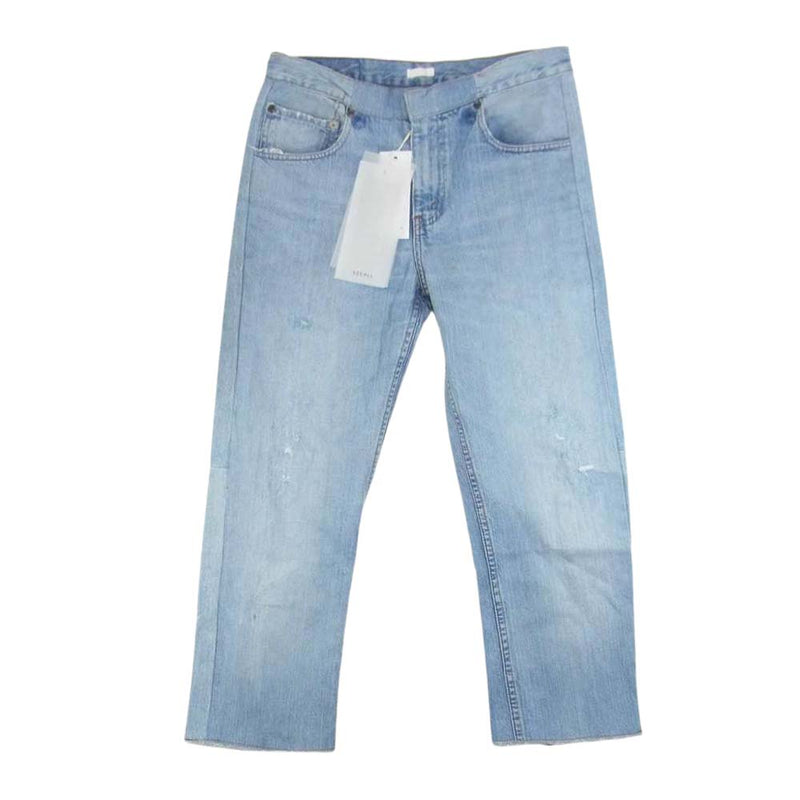 シーオール SAU01 DE604 RECONSTRUCTED ZIP DENIM 再構築 リメイク デニム インディゴブルー系 2【新古品】【未使用】【中古】