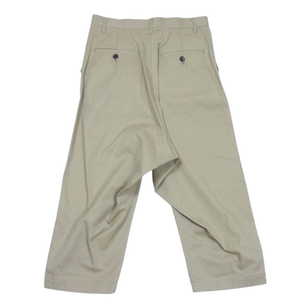 JUNYA WATANABE COMME des GARCONS ジュンヤワタナベコムデギャルソン 17AW JT-P043-051 コットンチノ サルエル パンツ ベージュ系 XS【新古品】【未使用】【中古】