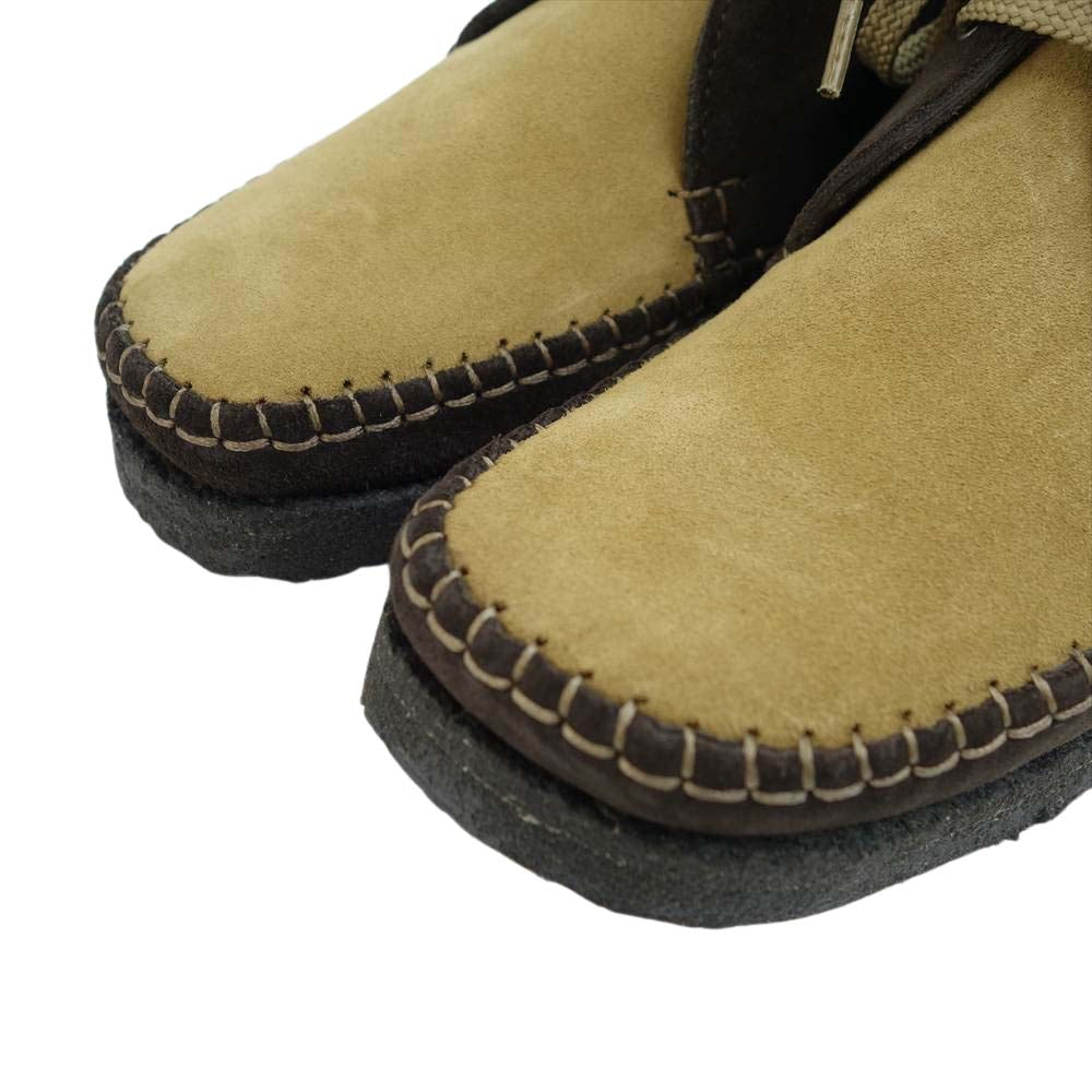 COMME des GARCONS コムデギャルソン HOMME DEUX オムドゥ PADMORE & BARNES パドモアアンドバーンズ P600 2-TONE クレープソール モカシン シューズ ブラウン系 6【極上美品】【中古】