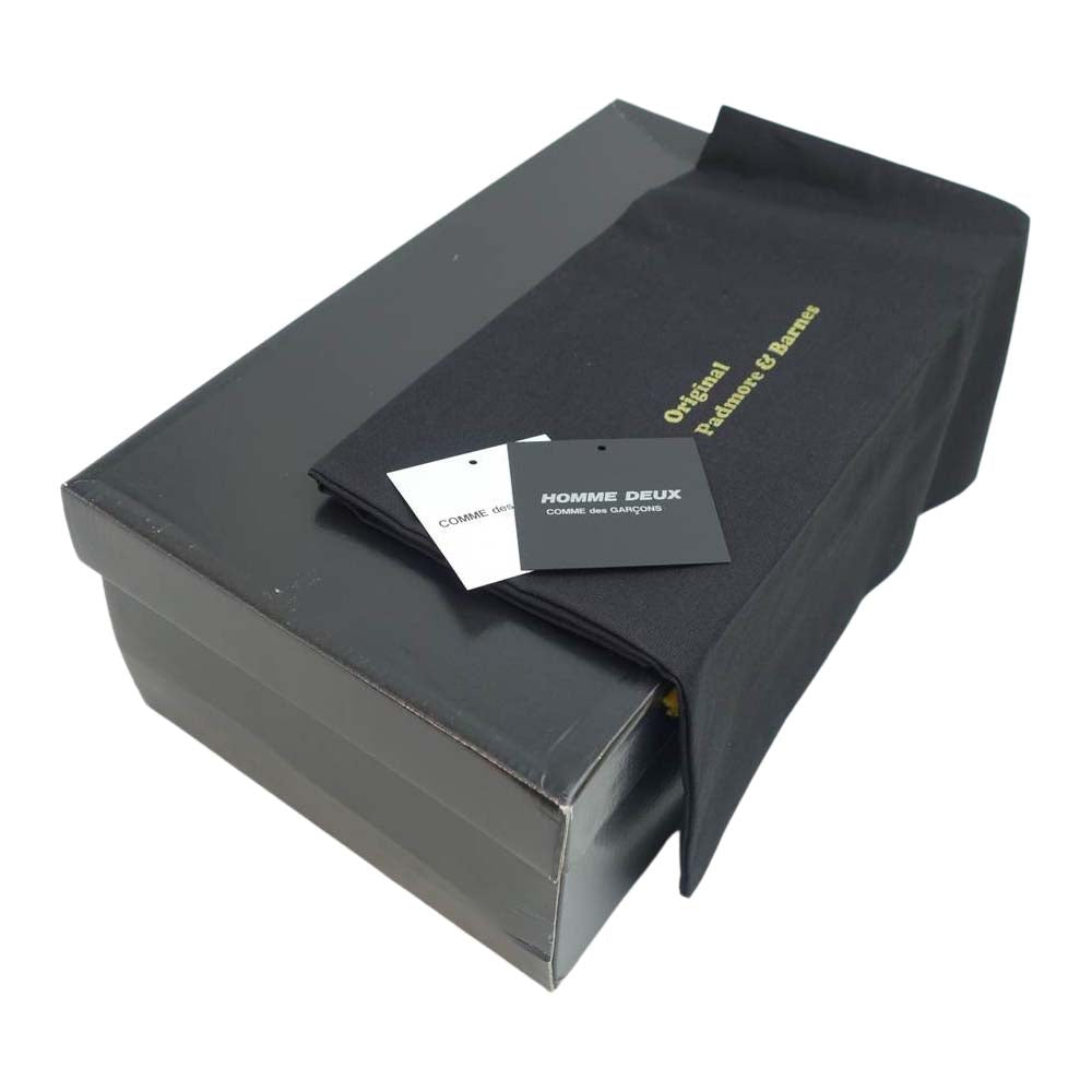 COMME des GARCONS コムデギャルソン HOMME DEUX オムドゥ PADMORE & BARNES パドモアアンドバーンズ P600 2-TONE クレープソール モカシン シューズ ブラウン系 6【極上美品】【中古】