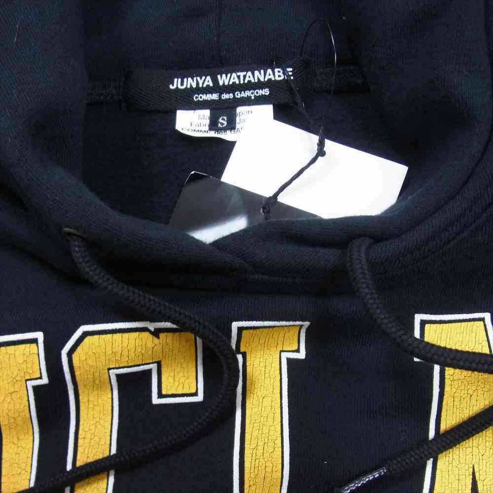 JUNYA WATANABE COMME des GARCONS ジュンヤワタナベコムデギャルソン 19AW JD-O050-051 RECONSTRUCTED HOODIE 再構築 ドッキング パーカー ブラック系 S【新古品】【未使用】【中古】