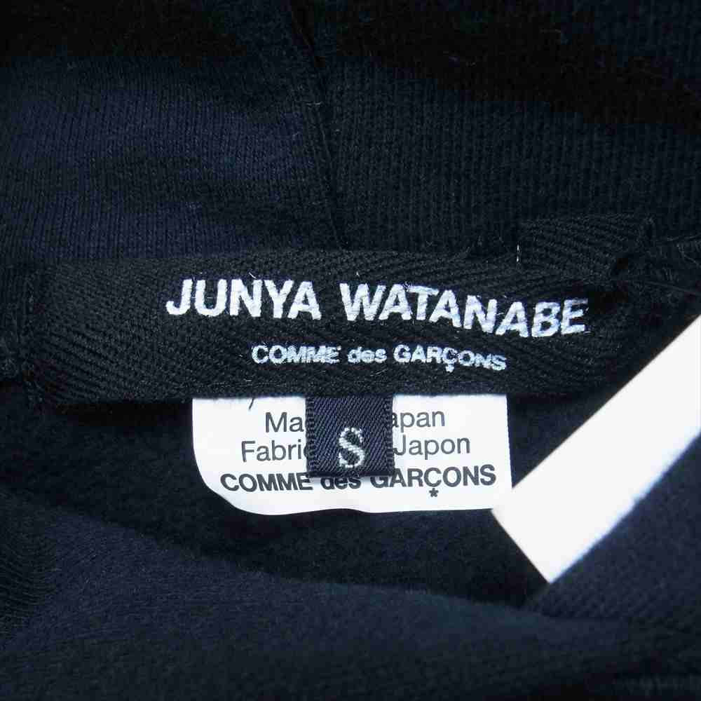 JUNYA WATANABE COMME des GARCONS ジュンヤワタナベコムデギャルソン 19AW JD-O050-051 RECONSTRUCTED HOODIE 再構築 ドッキング パーカー ブラック系 S【新古品】【未使用】【中古】