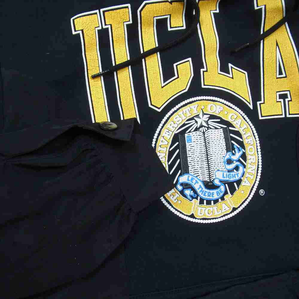 JUNYA WATANABE COMME des GARCONS ジュンヤワタナベコムデギャルソン 19AW JD-O050-051 RECONSTRUCTED HOODIE 再構築 ドッキング パーカー ブラック系 S【新古品】【未使用】【中古】