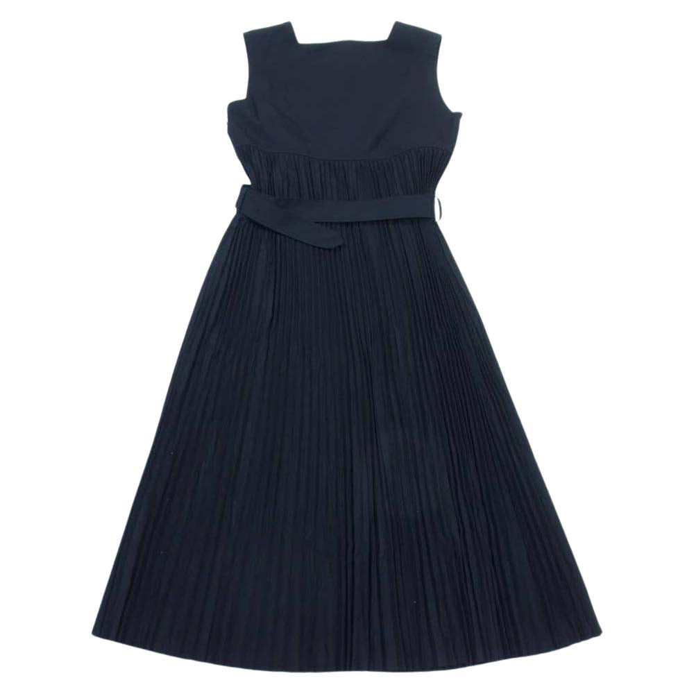 JUNYA WATANABE COMME des GARCONS ジュンヤワタナベコムデギャルソン 20SS JE-O035-051 ノースリーブ プリーツ ドレス ワンピース ブラック系 M【新古品】【未使用】【中古】