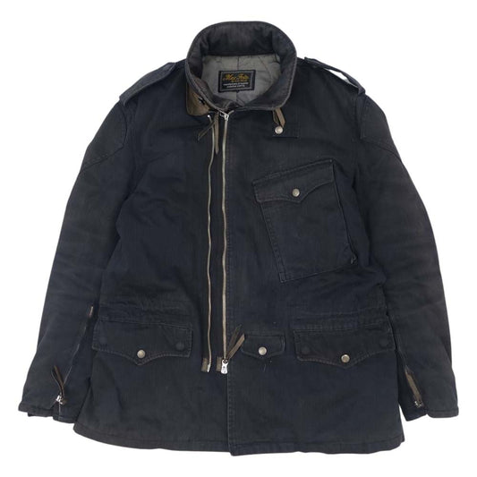 マックスフリッツ MFJ-1456 ダブル ジップ ジャケット ブラック系【中古】