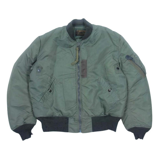 Buzz Rickson's バズリクソンズ BR10981 LION UNIFORM INC. ライオンユニフォーム社 実名復刻 TYPE MA-1 フライト ジャケット カーキ系 M【中古】