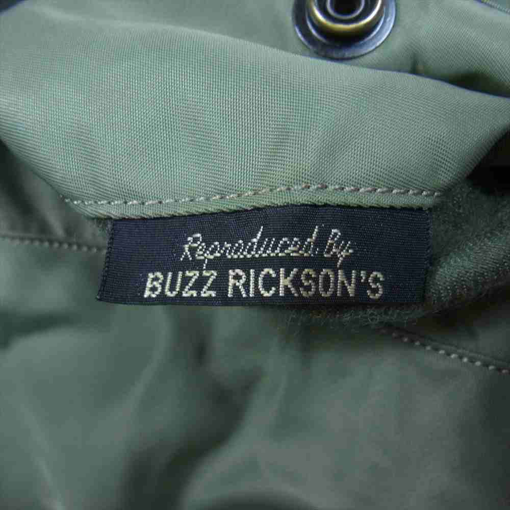 Buzz Rickson's バズリクソンズ BR10981 LION UNIFORM INC. ライオンユニフォーム社 実名復刻 TYPE MA-1 フライト ジャケット カーキ系 M【中古】