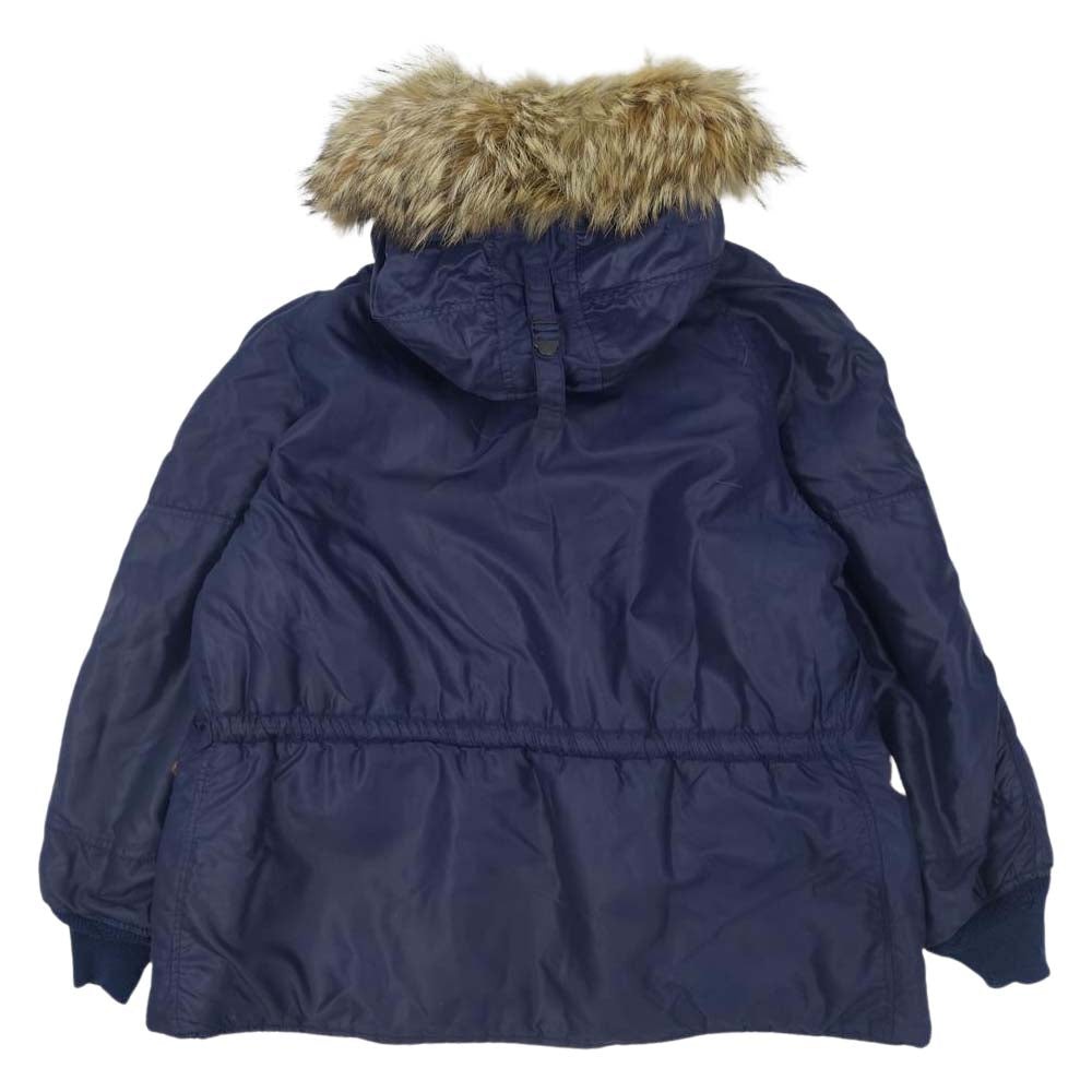 The REAL McCOY'S ザリアルマッコイズ MIL-J-6279 AVIATORS CLOTHING CO INC 実名復刻 N-3B ミリタリー ジャケット ネイビー系 S【中古】