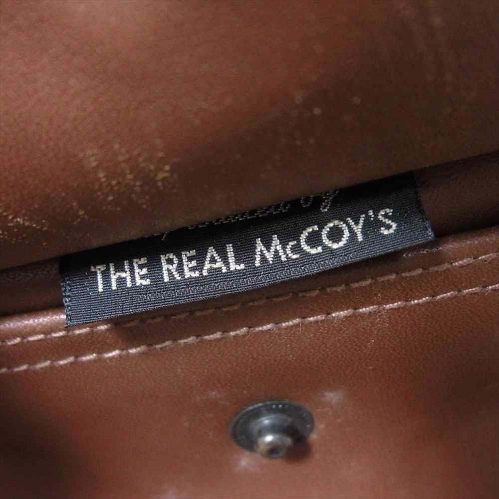 The REAL McCOY'S ザリアルマッコイズ 30-1415 旧マッコイ ROUGH WEAR社 ラフウェア社 実名復刻 TYPE A-2 レザー フライト ジャケット ブラウン系 40【中古】