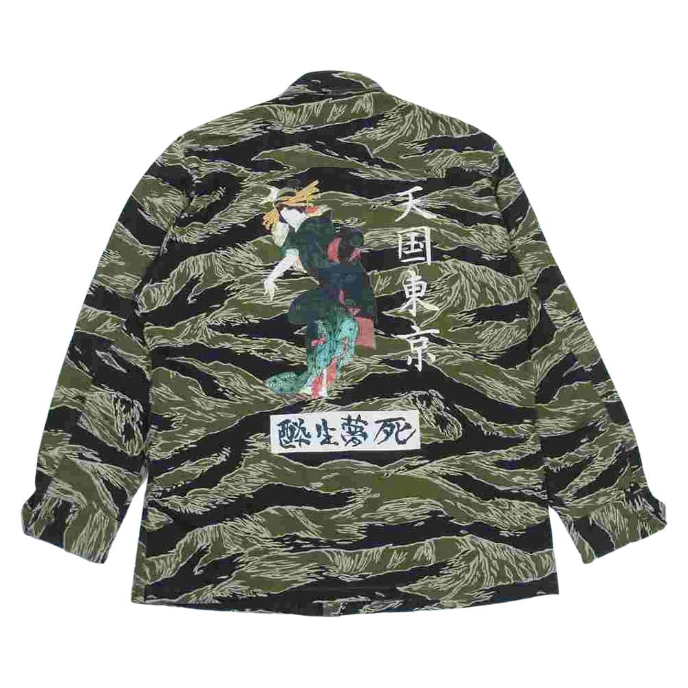WACKO MARIA ワコマリア 天国東京 芸者 プリント タイガーカモ