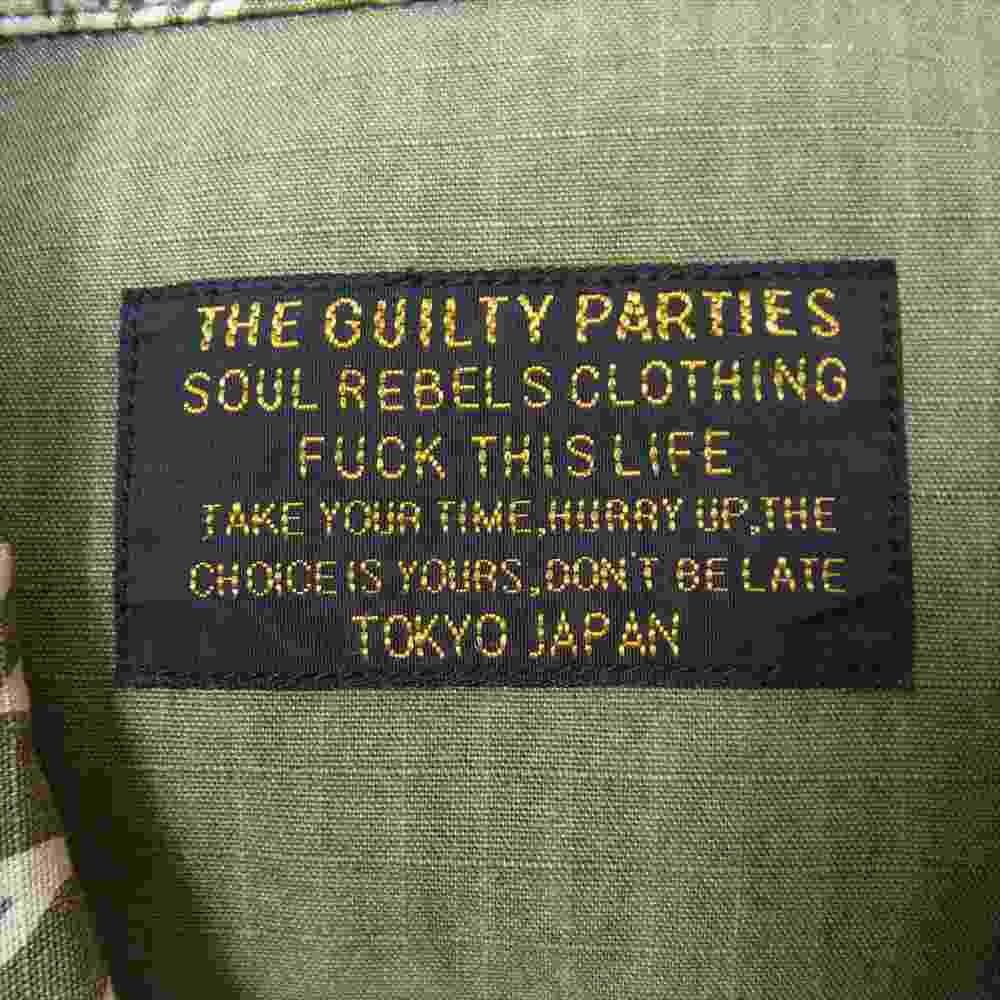 WACKO MARIA ワコマリア 天国東京 芸者 プリント タイガーカモ ファティーグ ジャケット カーキ系 XL【中古】