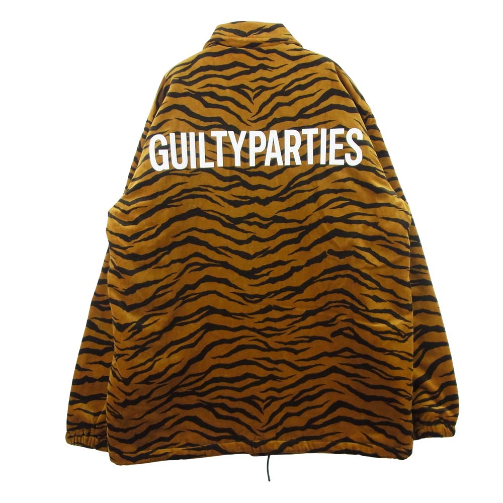 WACKO MARIA ワコマリア VELVET COACH JACKET ベルベット コーチ ジャケット 日本製 ブラウン系 XL【中古】