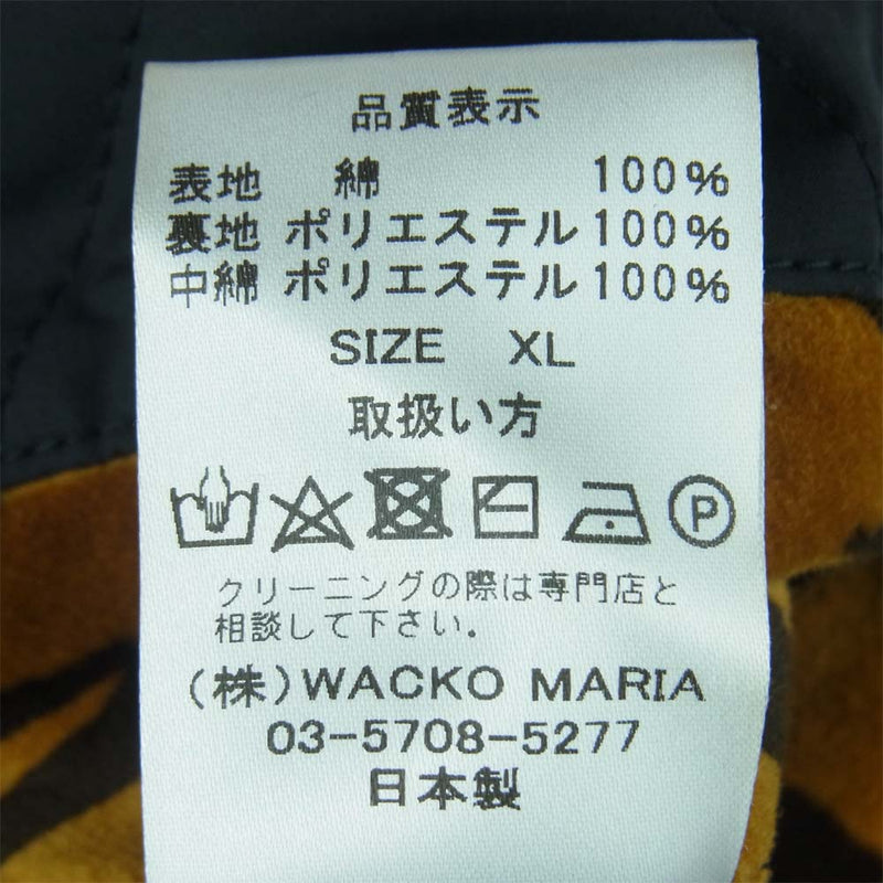 WACKO MARIA ワコマリア VELVET COACH JACKET ベルベット コーチ ジャケット 日本製 ブラウン系 XL【中古】