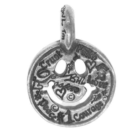 BILL WALL LEATHER ビルウォールレザー Graffiti Happy Face グラフィティー ハッピーフェイス チャーム シルバー系【中古】