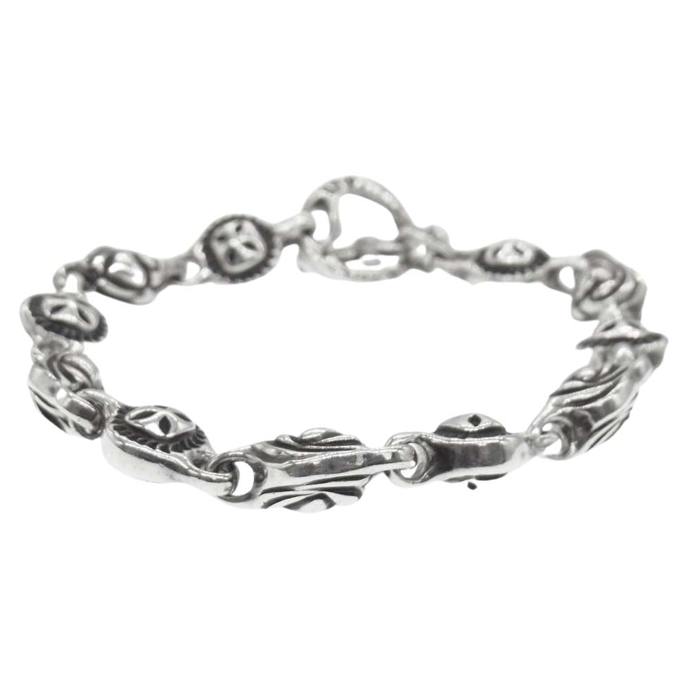 BILL WALL LEATHER ビルウォールレザー MINI CROSS/HEART BRACELET ミニクロス/ハートブレスレット シルバー系【中古】