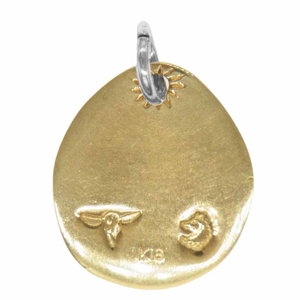 タディアンドキング K18 メタル イーグル Mサイズ ゴールド系【中古】