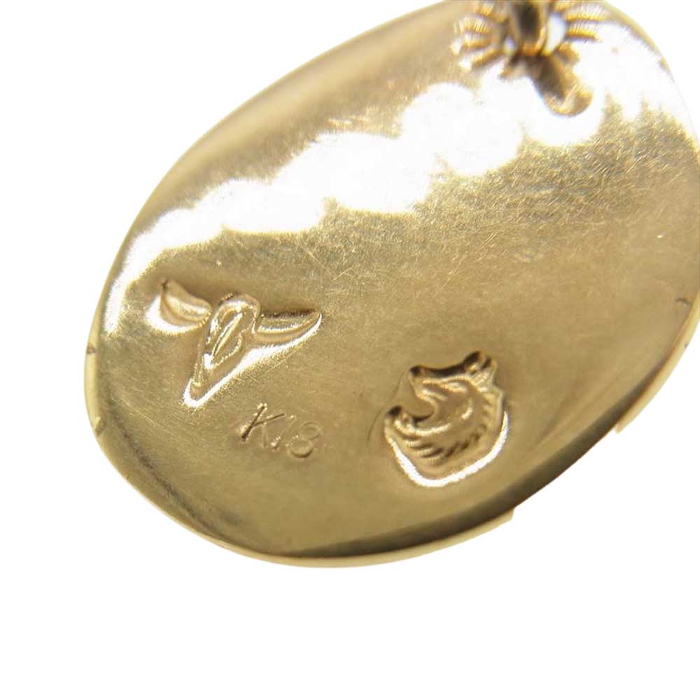 タディアンドキング K18 メタル イーグル Mサイズ ゴールド系【中古