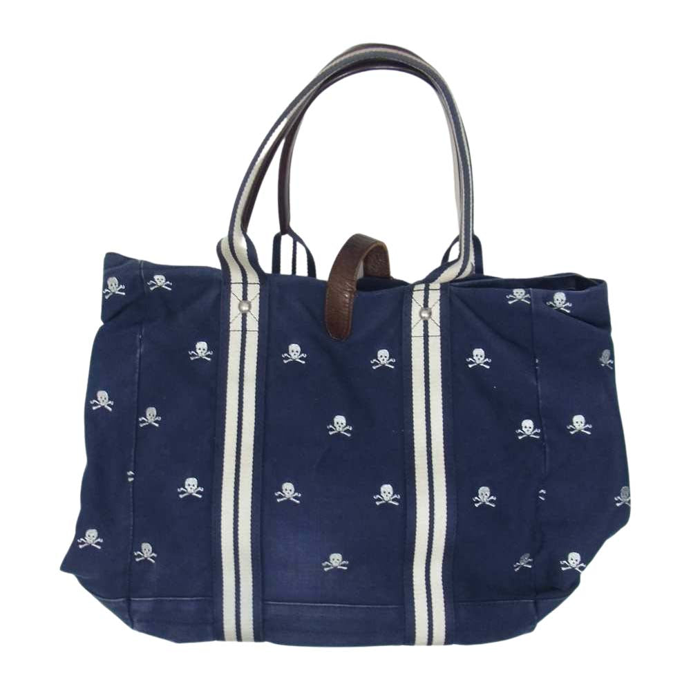 RALPH LAUREN ラルフローレン RUGBY ラグビー スカル刺繍 トート