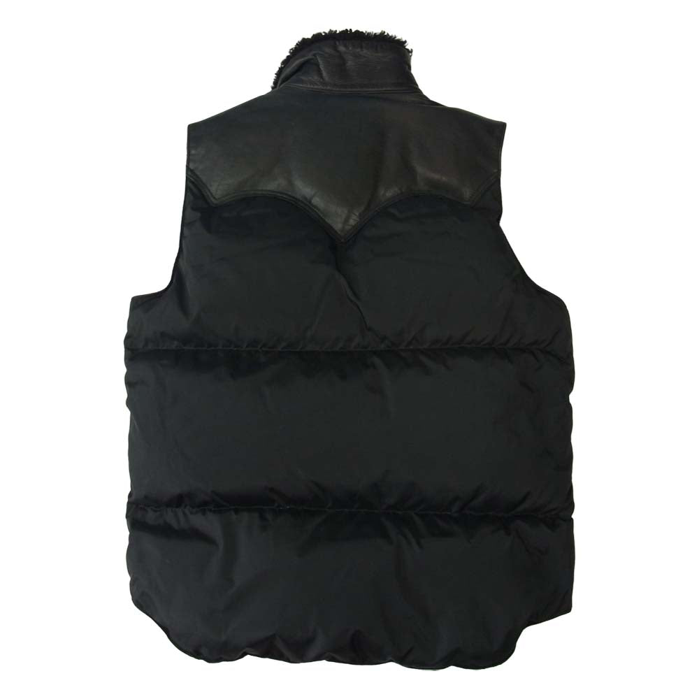 Ron Herman ロンハーマン × Rocky Mountain Featherbed ロッキーマウンテンフェザーベッド 有楽町店オープン記念 ダウン ベスト ブラック系 40【中古】