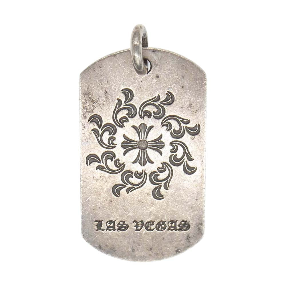 CHROME HEARTS クロムハーツ（原本無） ラスベガス限定 ドッグタグ ペンダント トップ シルバー系【中古】