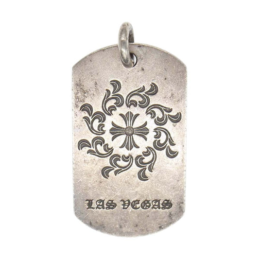 CHROME HEARTS クロムハーツ（原本無） ラスベガス限定 ドッグタグ ペンダント トップ シルバー系【中古】