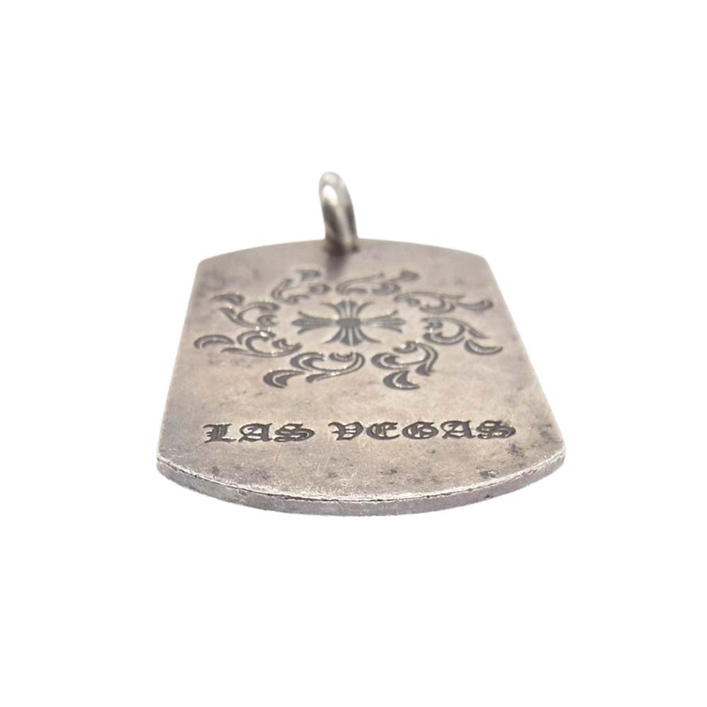 CHROME HEARTS クロムハーツ（原本無） ラスベガス限定 ドッグタグ ペンダント トップ シルバー系【中古】