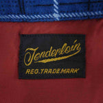 TENDERLOIN テンダーロイン T-PRINT FLANNEL SHT プリント フランネル オープンカラー シャツ ブルー系 S【中古】