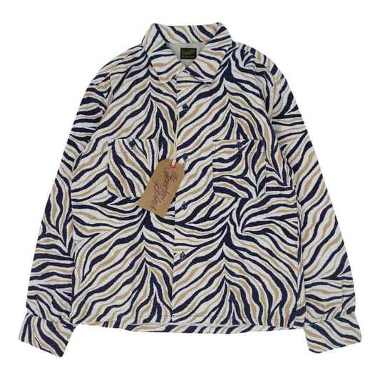 TENDERLOIN テンダーロイン T-CORDUROY SHT A コーデュロイ オープンカラー シャツ ゼブラ マルチカラー系 S【美品】【中古】