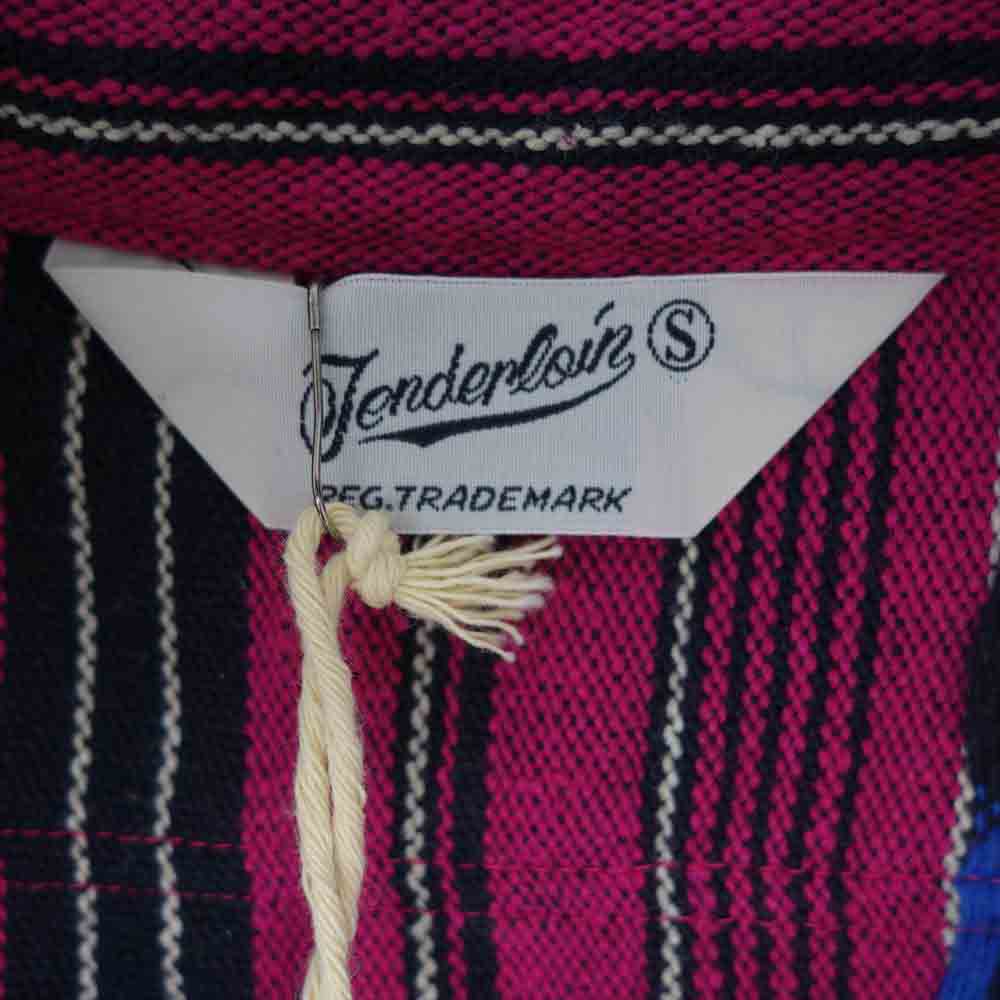 TENDERLOIN テンダーロイン T-GTM STAND SHT スタンドカラー 長袖 シャツ ピンク ピンク系 S【中古】