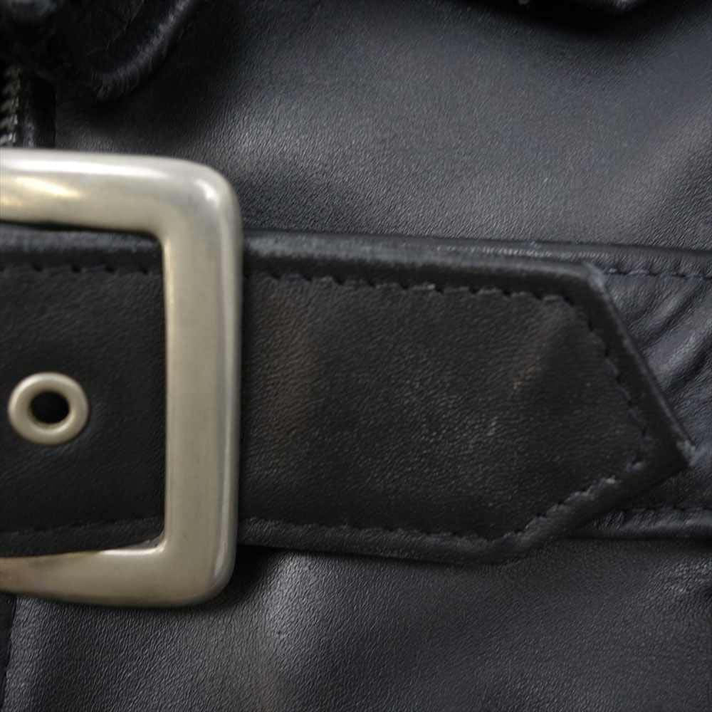 schott ショット 80～90's USA製 バイカータグ 後期 618 LEATHER DOUBLE RIDERS JACKET ダブルライダース レザー ジャケット ブラック系 36【中古】