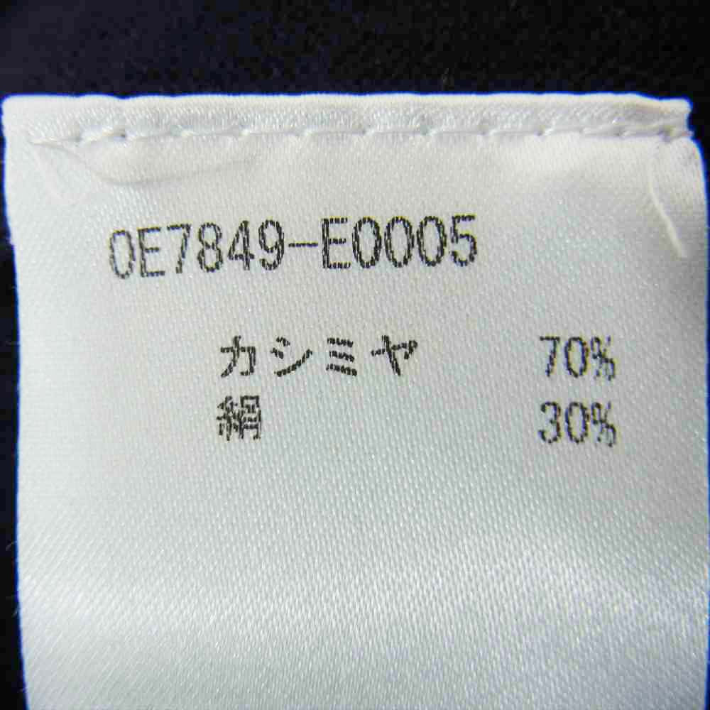 Malo マーロ 国内正規品 イタリア製 カシミヤ混 クルーネック ニット セーター ネイビー系 42【中古】