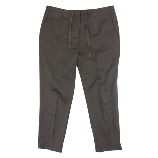 INCOTEX インコテックス J1157 センタープレス テーパード ウール スラックス パンツ ブラウン系 40【中古】