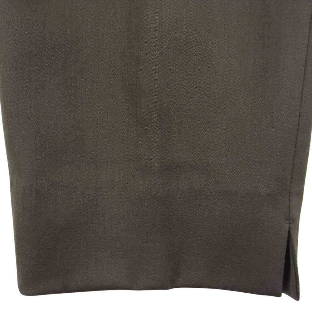 INCOTEX インコテックス J1157 センタープレス テーパード ウール スラックス パンツ ブラウン系 40【中古】