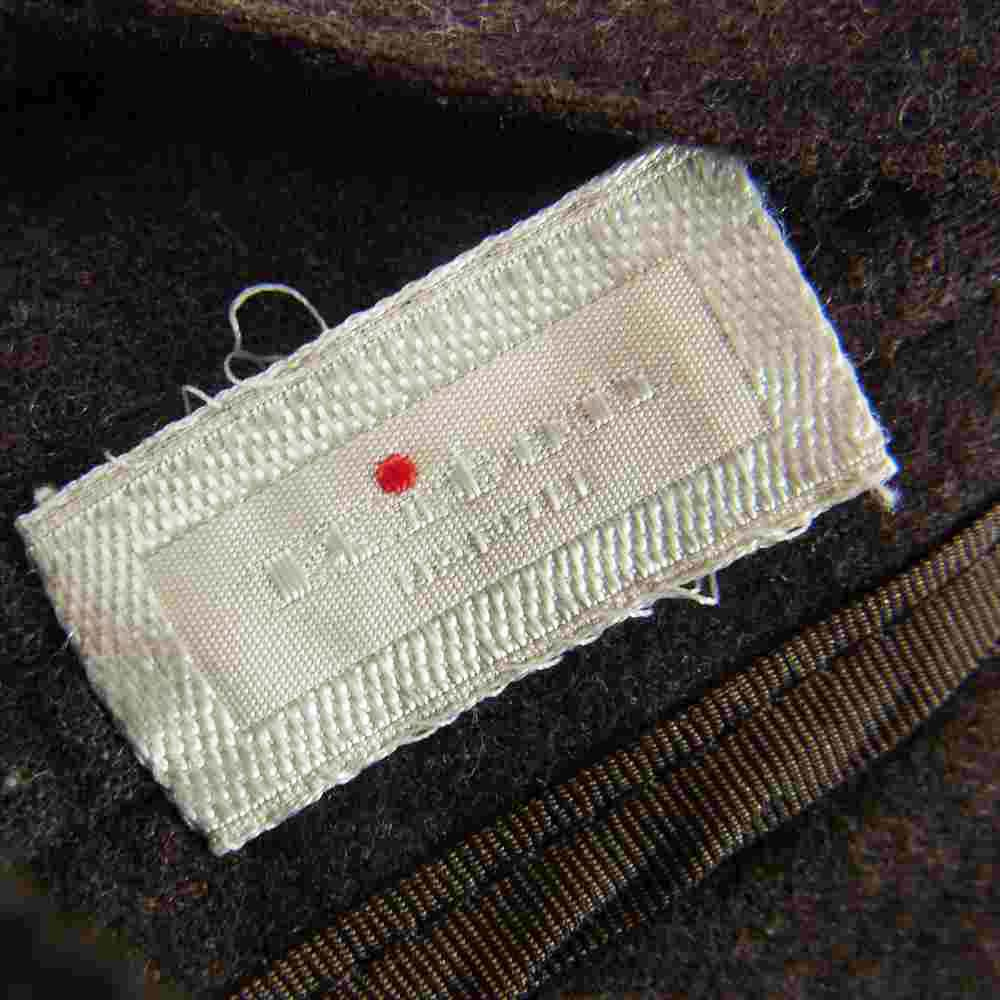 キートン イタリア製 センタープレス ウール テーパード スラックス パンツ ブラウン系 サイズ表記無【中古】