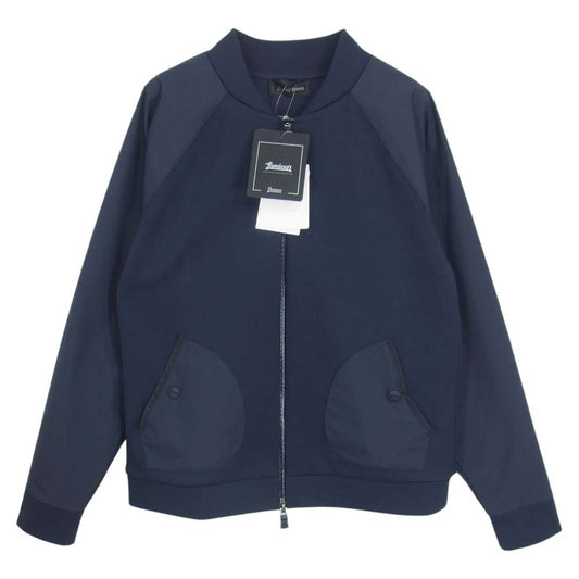 Herno ヘルノ 国内正規品 JC004DLCAN フルジップ ブルゾン ネイビー系 42【中古】