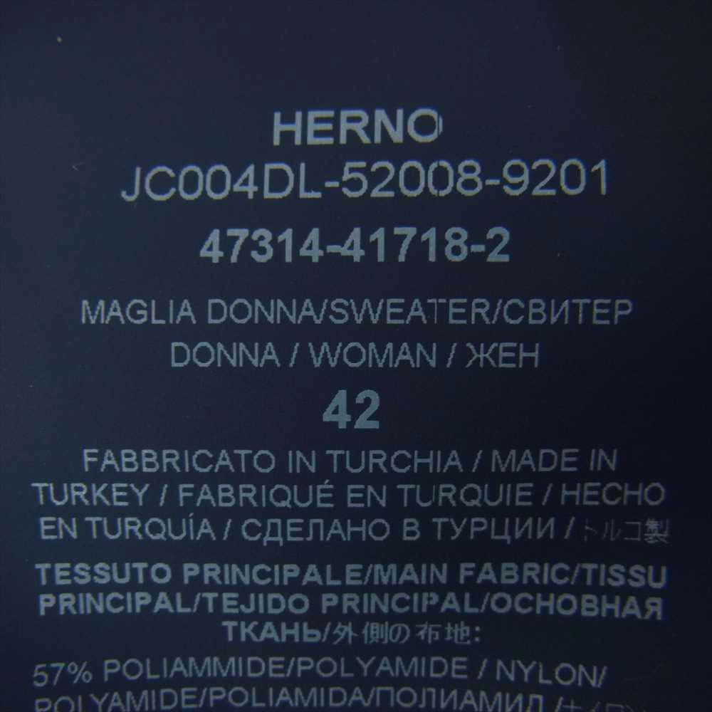 Herno ヘルノ 国内正規品 JC004DLCAN フルジップ ブルゾン ネイビー系 42【中古】
