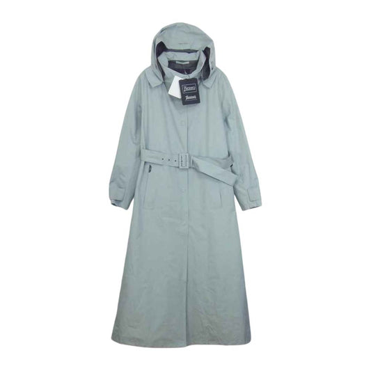 Herno ヘルノ 国内正規品 IM037DL 着脱可能フード付き ベルテッド コート グレー系 L【中古】