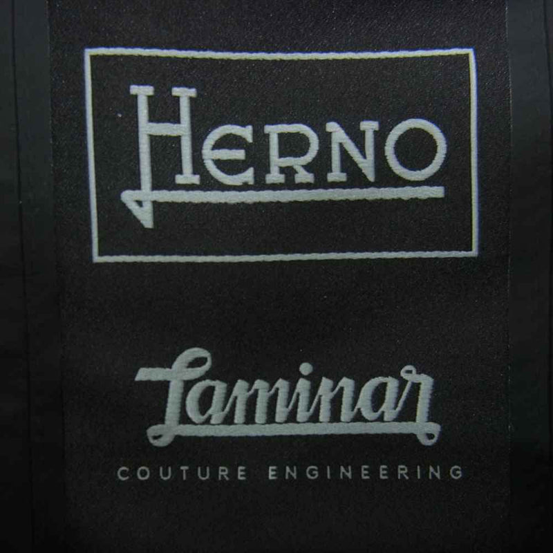Herno ヘルノ 国内正規品 IM037DL 着脱可能フード付き ベルテッド コート グレー系 L【中古】