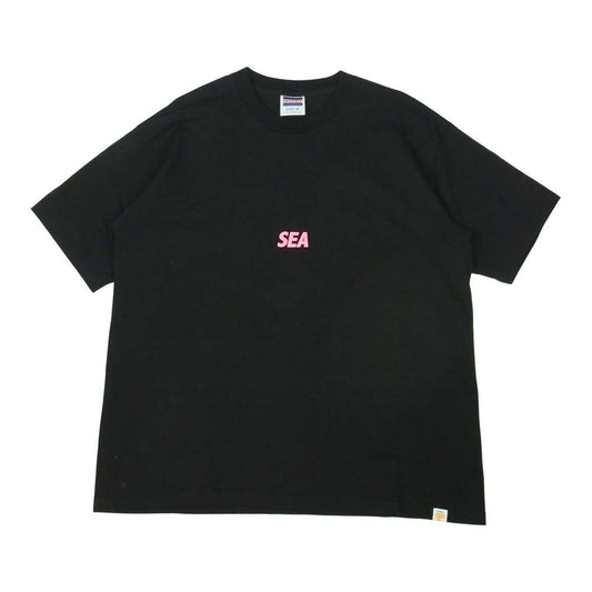 WIND AND SEA ウィンダンシー × BEDWIN & THE HEARTBREAKERS ベドウィン T-Shirt Goat Tシャツ ブラック系 M【中古】